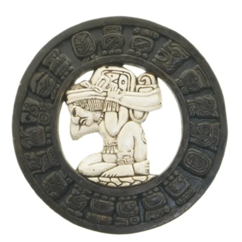 Dekorativ Aztec Mayansk Kalender sten (str. Ø 26 cm)