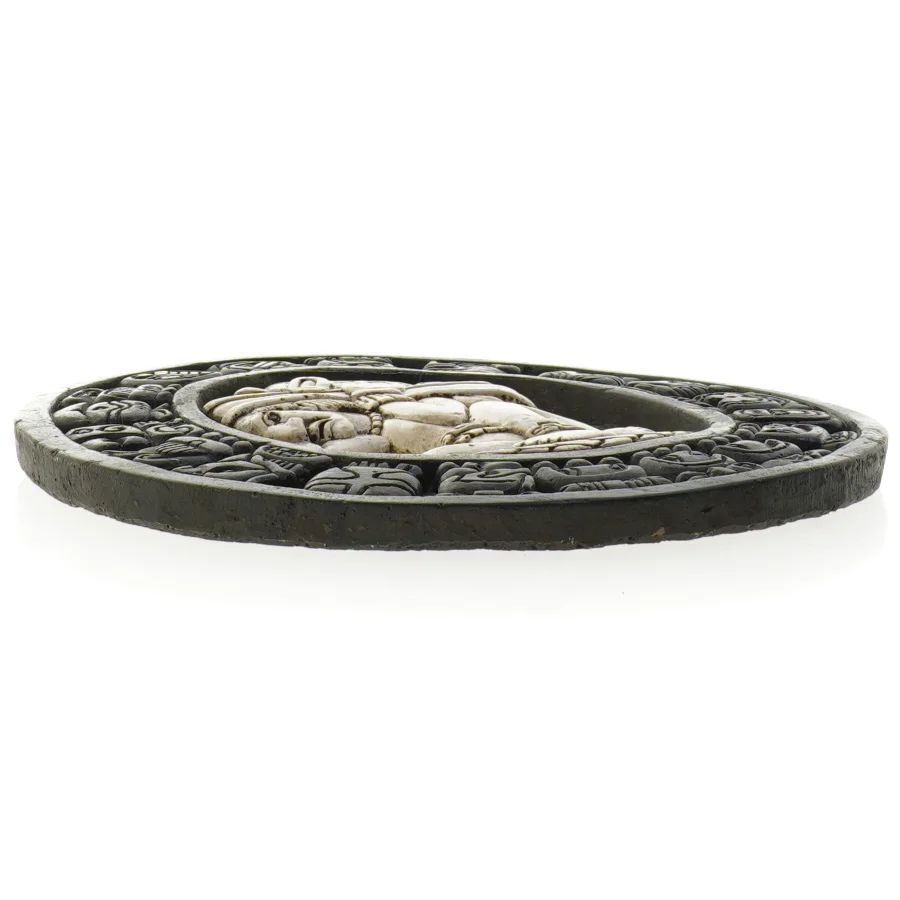 Dekorativ Aztec Mayansk Kalender sten (str. Ø 26 cm)