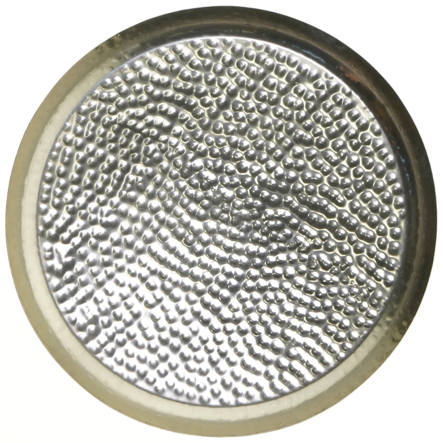 Rund hamret metalbakke (str. Ø 30 cm)
