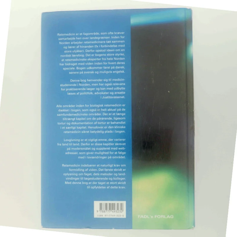 Retsmedicin : nordisk lærebog af Jørgen Lange Thomsen (Bog)