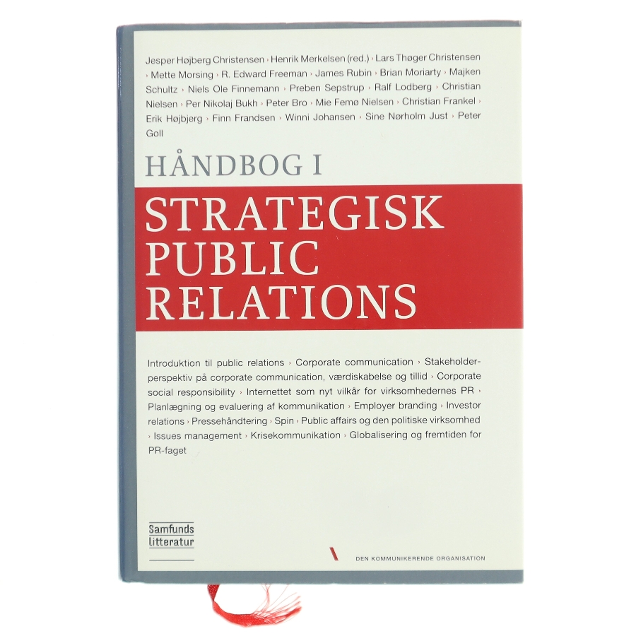 Håndbog i strategisk public relations (Bog)