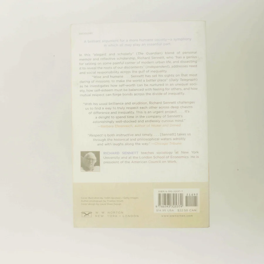 Respect in a World of Inequality af Richard Sennett (Bog)