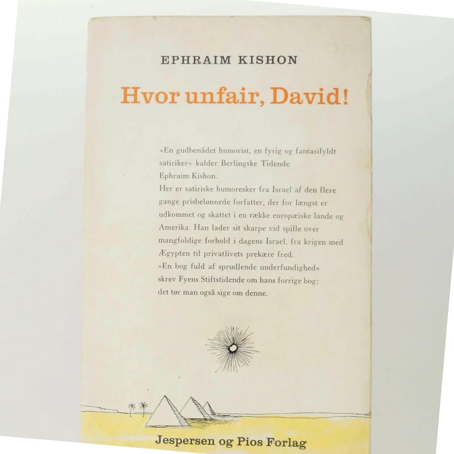 Hvor unfair, David! af Ephraim Kishon (bog)