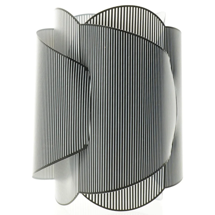 Stribet Lampeskærm Pendel (str. 22 x 16 cm)