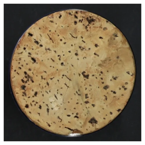 Marmeladeglas med korklåg (str. H. 9,5 cm. ø. 9 cm)