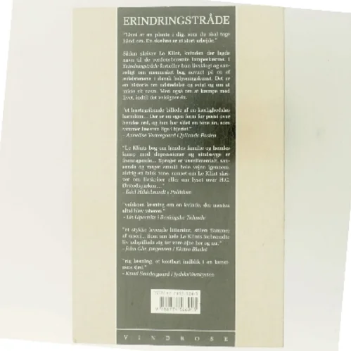 Erindringstråde af Le Klint (Bog)