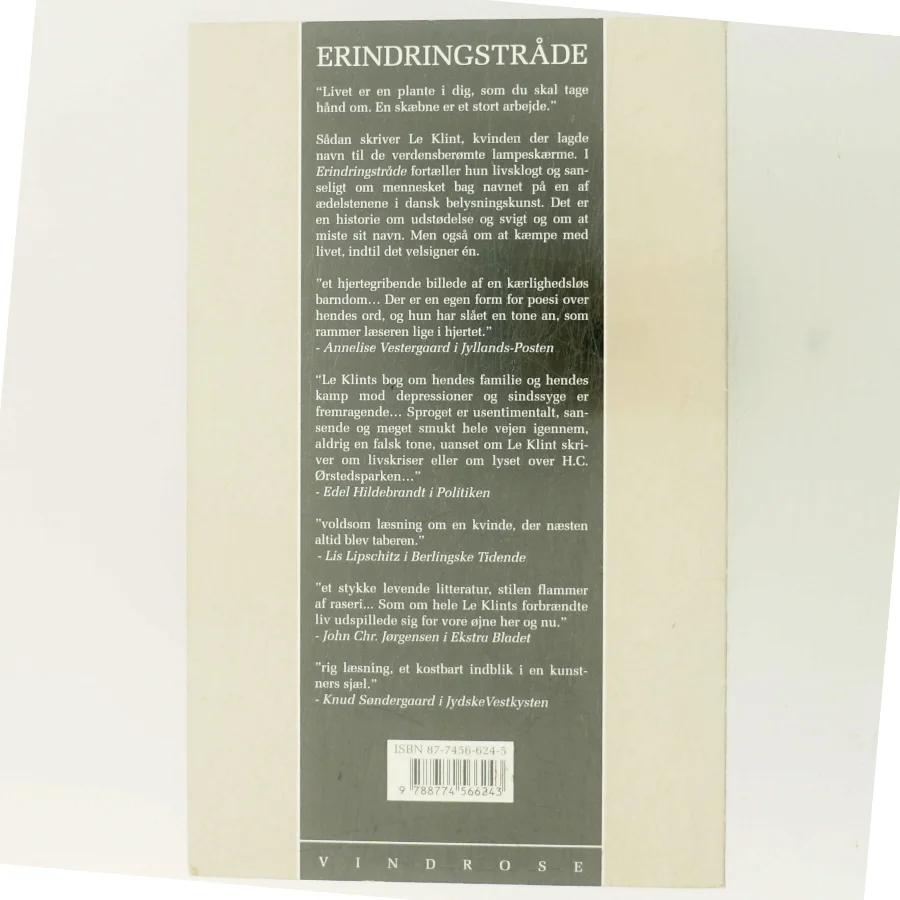 Erindringstråde af Le Klint (Bog)