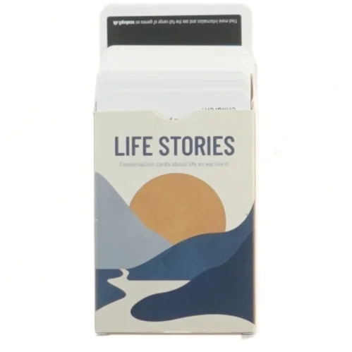 Samtalekort 'Life Stories' (str. 9,5x6,5 cm)
