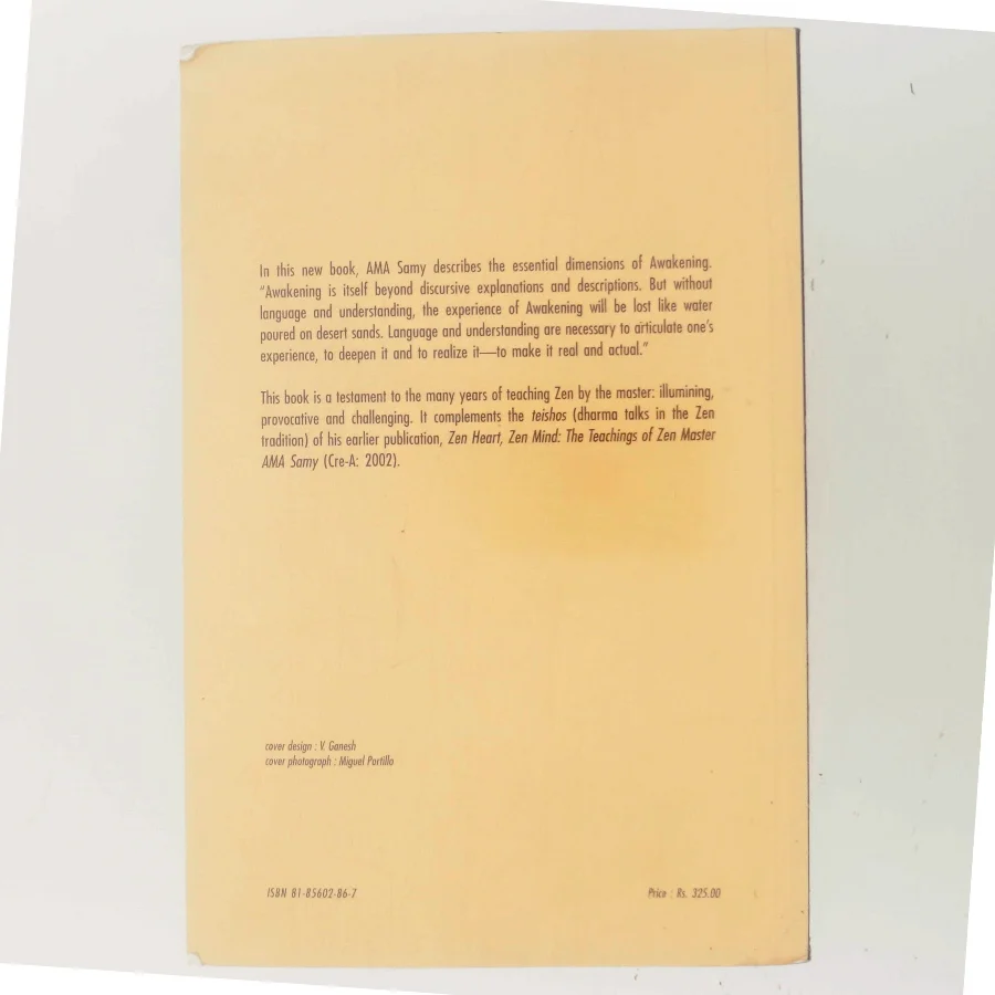 Zen: Awakening to Your Original Face af AMA Samy (Bog)