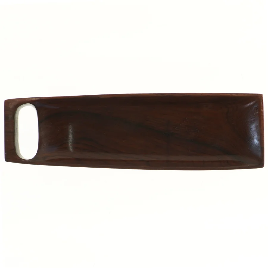 Palisander Træfad med håndtag (str. 38x11 cm)