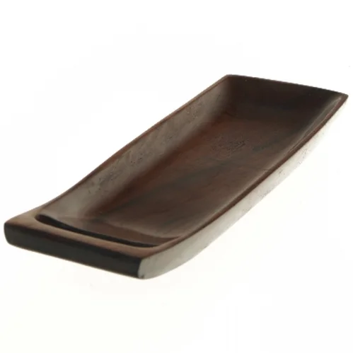 Palisander Træfad med håndtag (str. 38x11 cm)