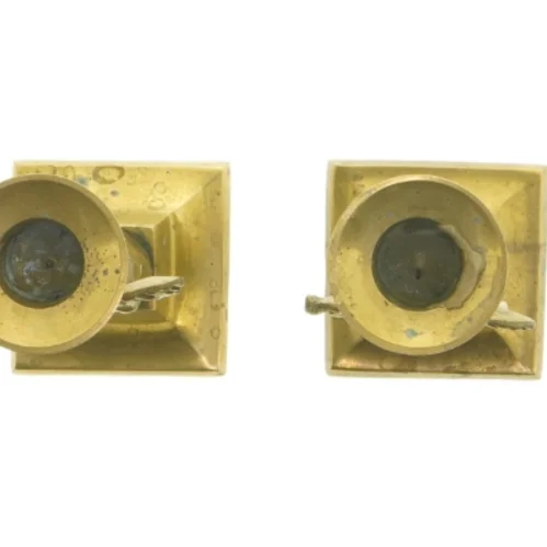 Messing Sløjfe lysestager (str. 22 x 7 cm)