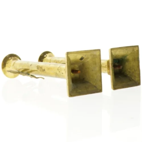 Messing Sløjfe lysestager (str. 22 x 7 cm)