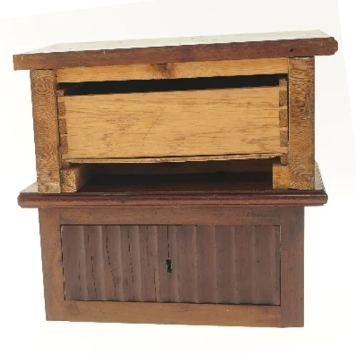 Træ Sengeborde skuffer (str. 2 stk 36x20,5x16,5 cm)