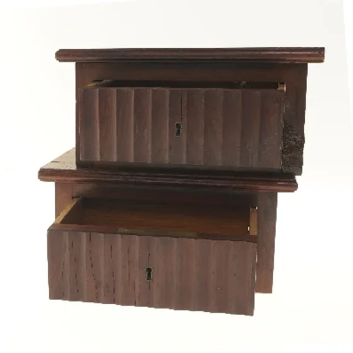 Træ Sengeborde skuffer (str. 2 stk 36x20,5x16,5 cm)