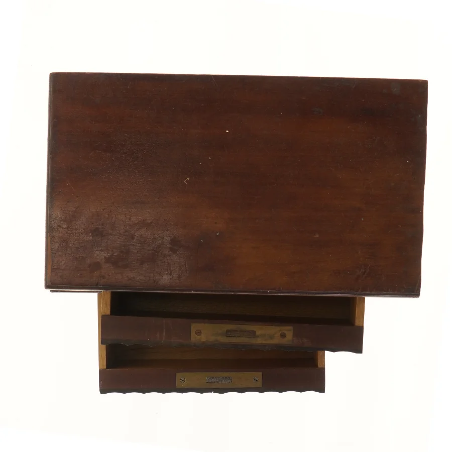 2 stk Træ Sengeborde skuffer (str. 2 stk 36x20,5x16,5 cm)