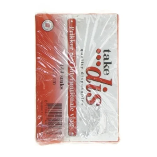 Cocktail pinde med Internationale Flag (str. 6 komma 5 cm)