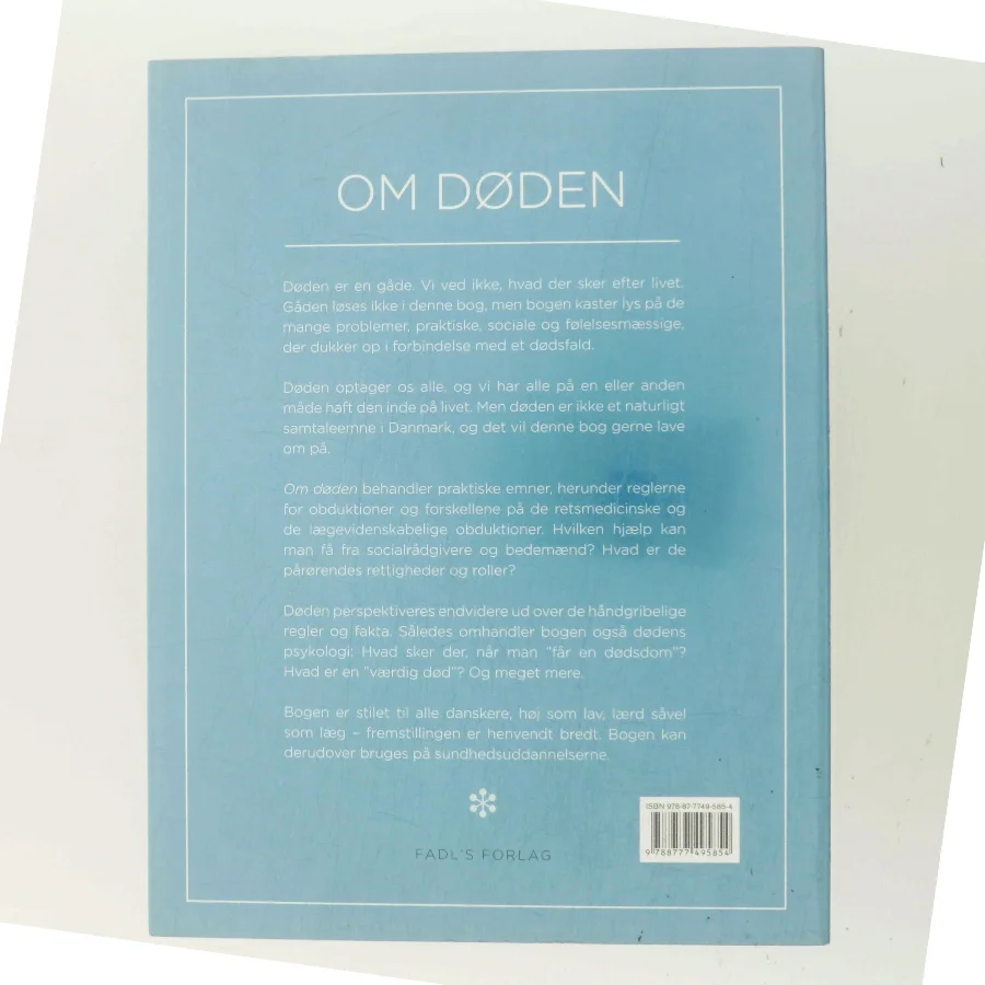 Om døden af Jørgen L. Thomsen (Red.) (Bog)