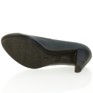 UBRUGTE Wonders Grå Læder Højhælede Pumps sko  (str. 40)