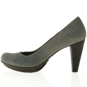 UBRUGTE Wonders Grå Læder Højhælede Pumps sko  (str. 40)