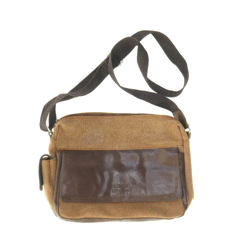 Brun Læder skuldertaske fra Linea Pelle (str. 35 x 23 cm)