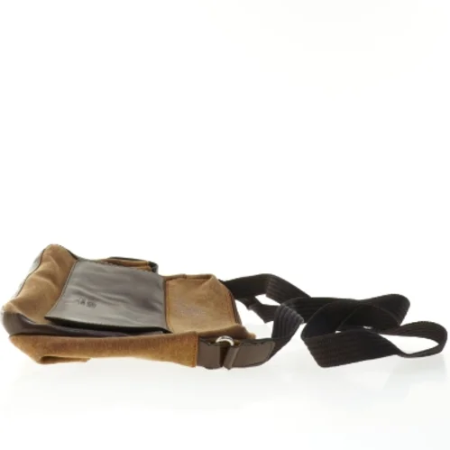 Brun Læder skuldertaske fra Linea Pelle (str. 35 x 23 cm)