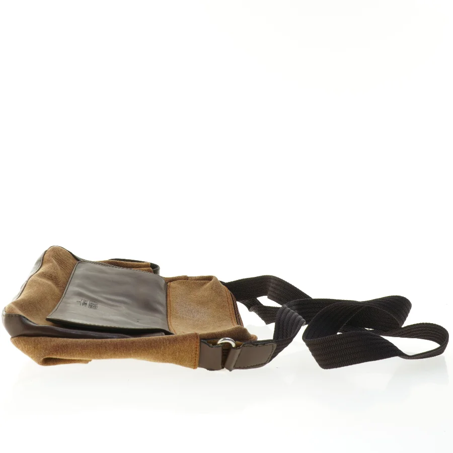 Brun Læder skuldertaske fra Linea Pelle (str. 35 x 23 cm)