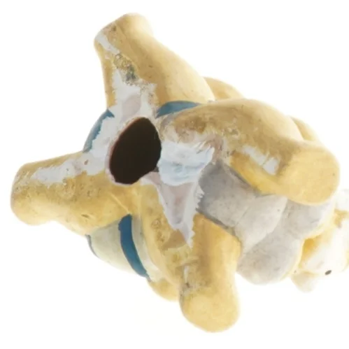 Keramik figur af badende mennesker (str. 10 x 6 x 7 cm)