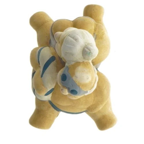 Keramik figur af badende mennesker (str. 10 x 6 x 7 cm)