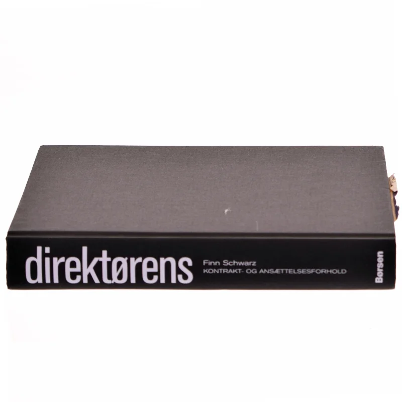 Direktørens kontrakt- og ansættelsesforhold af Finn Schwarz