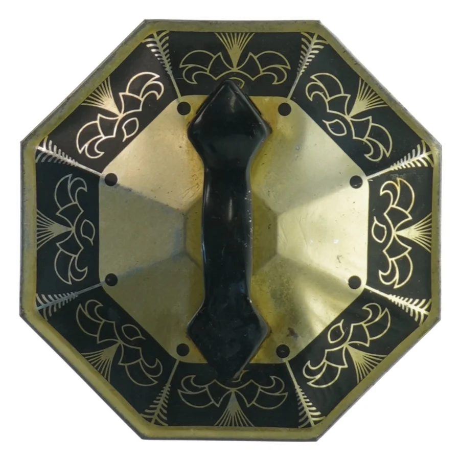 Vintage metal kagedåse fra Peek Frean & Co Ltd (str. H. 13,5 cm ø. 12 cm)