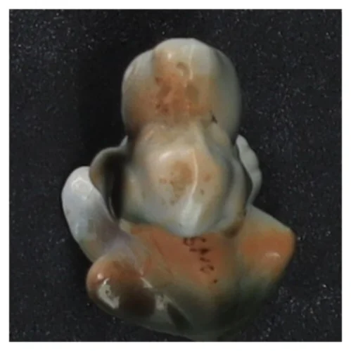 Lille Nuser Bassett porcelænshund (str. 6 cm)