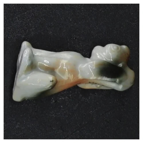 Lille Nuser Bassett porcelænshund (str. 6 cm)