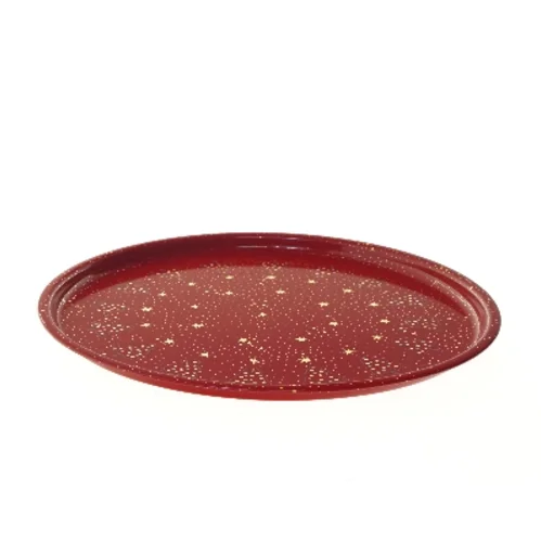 Vintage Södahl Rund bakke med juletræ design fra Söðahl (str. Ø 44,5 cm)