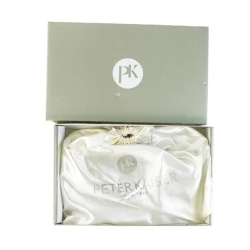 Blomstret glimmer Taske med aftagelig rem og dustbag fra Peter Kaiser (str. 14 x 28 cm)