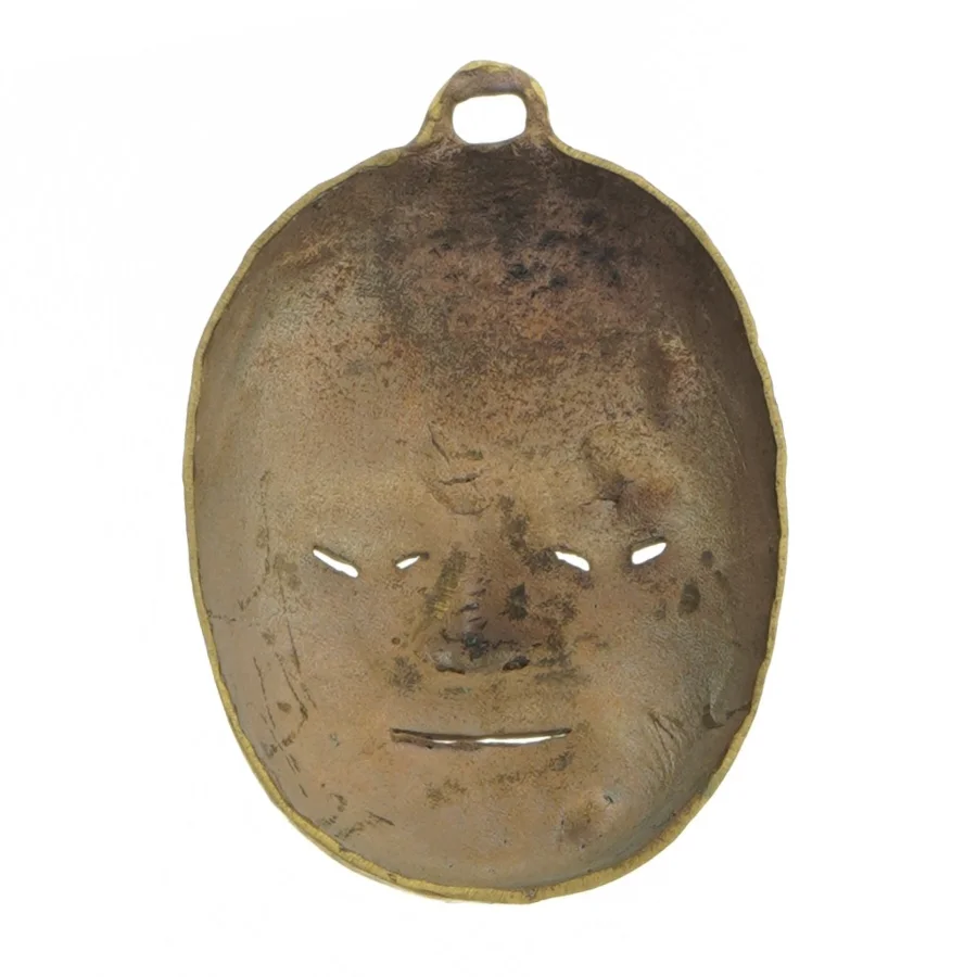  Messing maske deko (str. 12x8 cm)