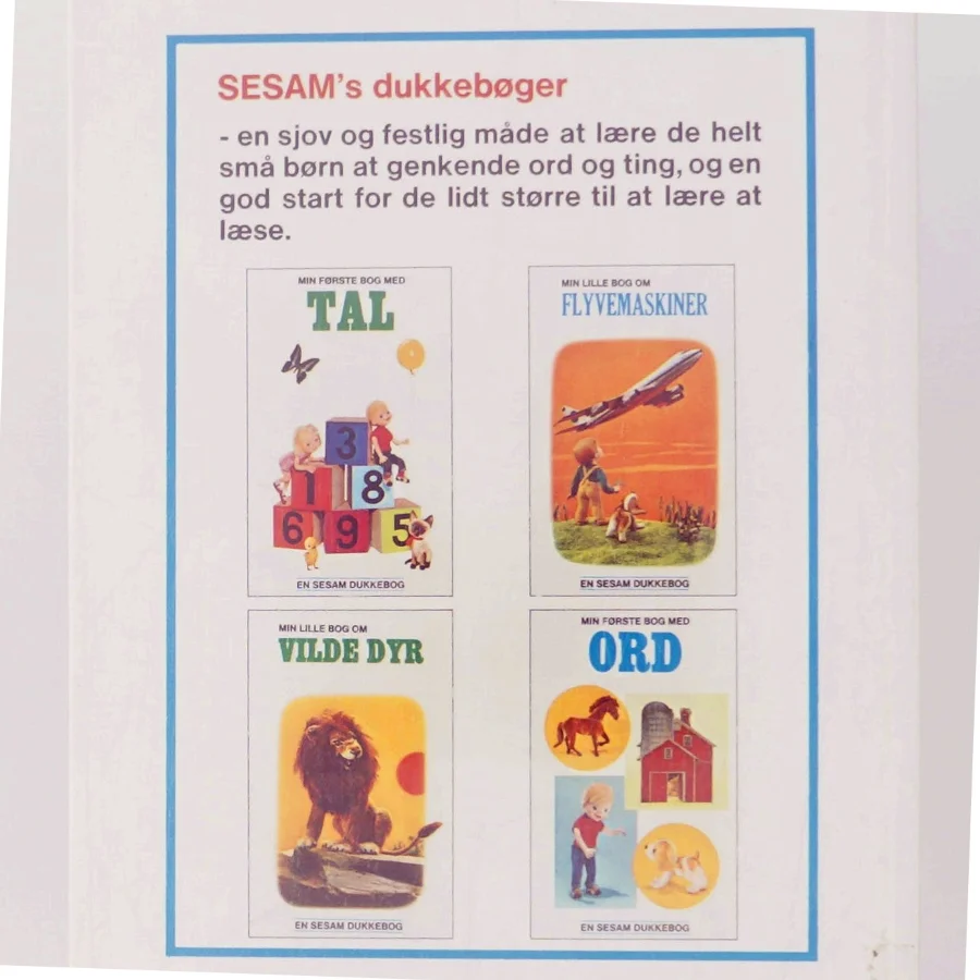 Min første bog med tal af Sesam (Bog)