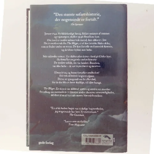 The Wager : en historie om skibbrud, mytteri og mord af David Grann (Bog)