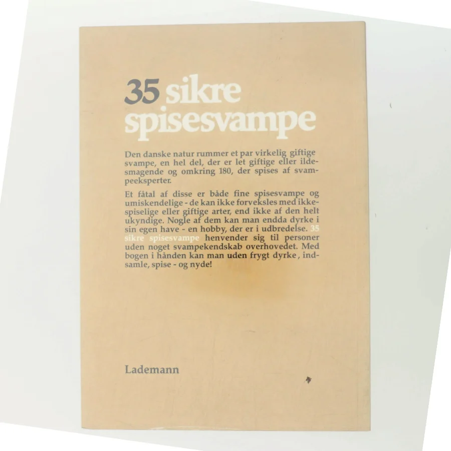 35 sikre spisesvampe af Torben W. Langer (Bog)