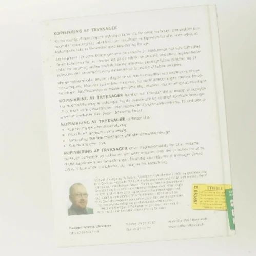 Kopisikring af tryksager af Michael Abildgaard Pedersen (Bog)