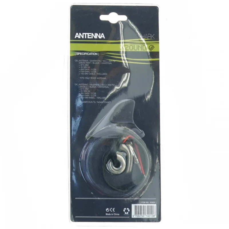 Haj Antenne til bil fra Antenna Shark (str. 27 x 13 cm)