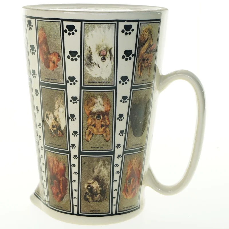 Hundetema keramik kande (str. 23 cm)