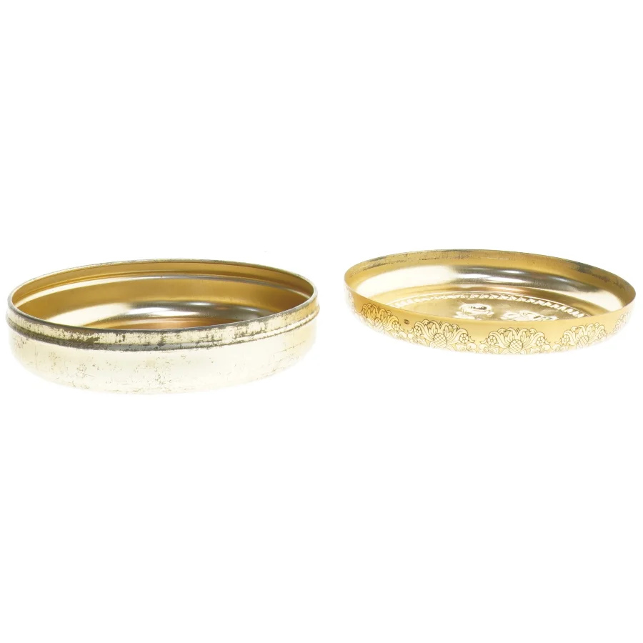 Vintage Tjoklat blikdåse (str. Ø 12 cm)