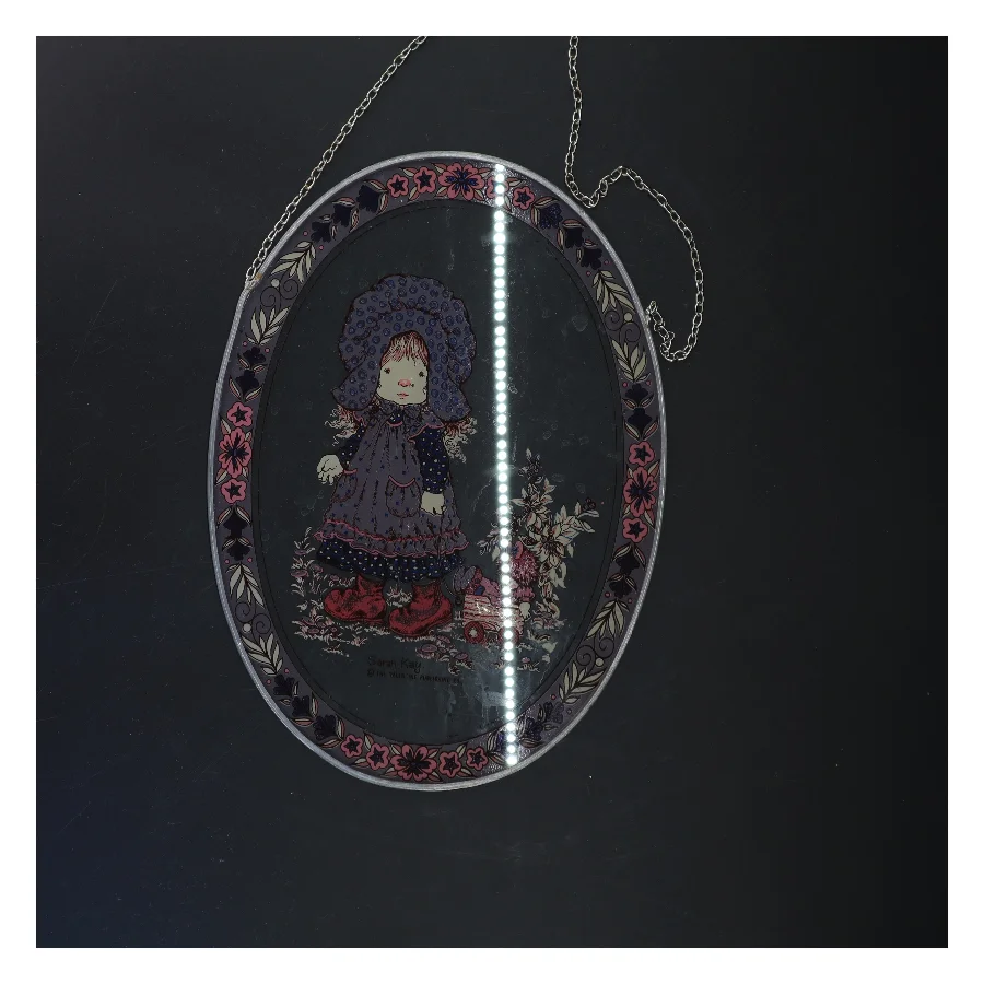 Sarah Kay glasbillede (str. 28x22 cm)