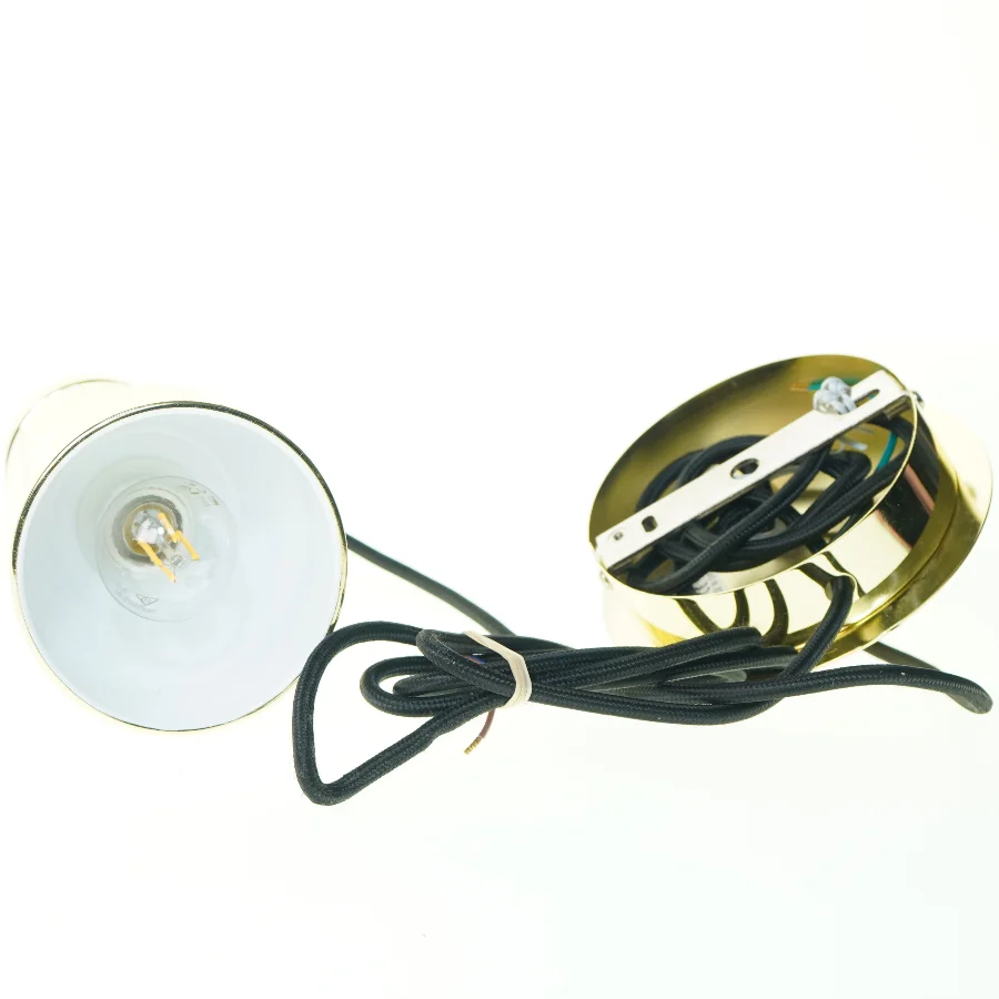 Retro Guld Messing Loft Lampe (str. 19 x 10 cm)