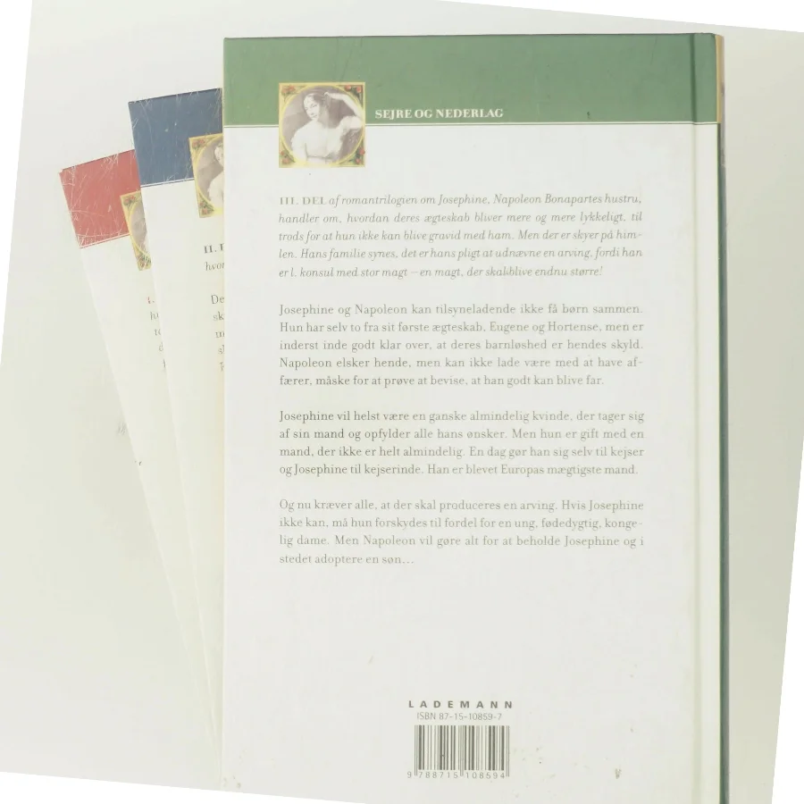 Josephine. Bonaparte biografi 3 bind af Sandra Gulland (Bog)