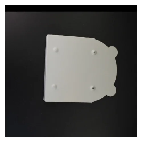 Hylde med spejl og knager (str. 26 x 22 cm)