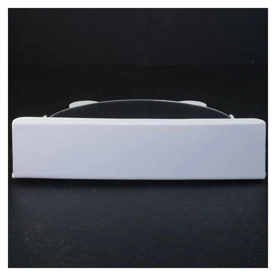 Hylde med spejl og knager (str. 26 x 22 cm)