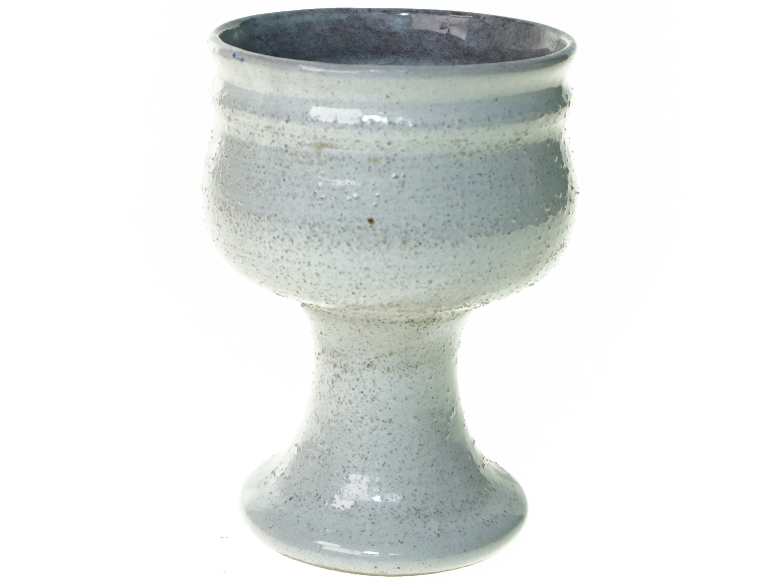 Strehla Keramik Vase med Tekstur (str. 15 x 11 cm)