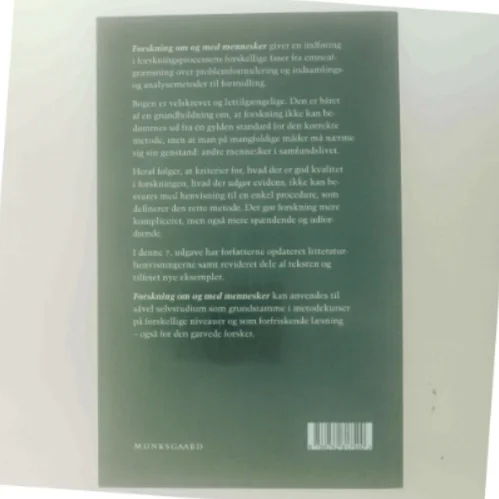Forskning om og med mennesker af Laila Launsø m.fl (Bog)